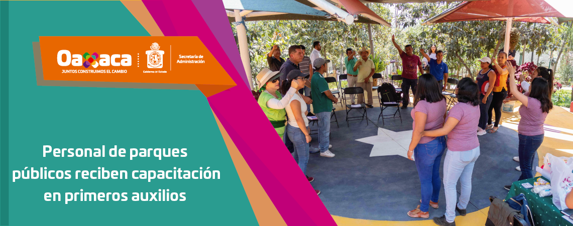 Personal de parques públicos reciben capacitación en primeros auxilios