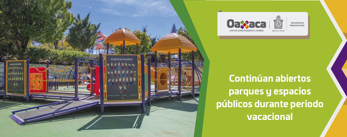 Continúan abiertos parques y espacios públicos durante periodo vacacional