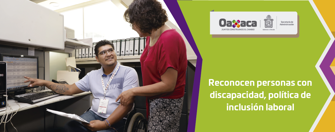 Reconocen personas con discapacidad, política de inclusión laboral