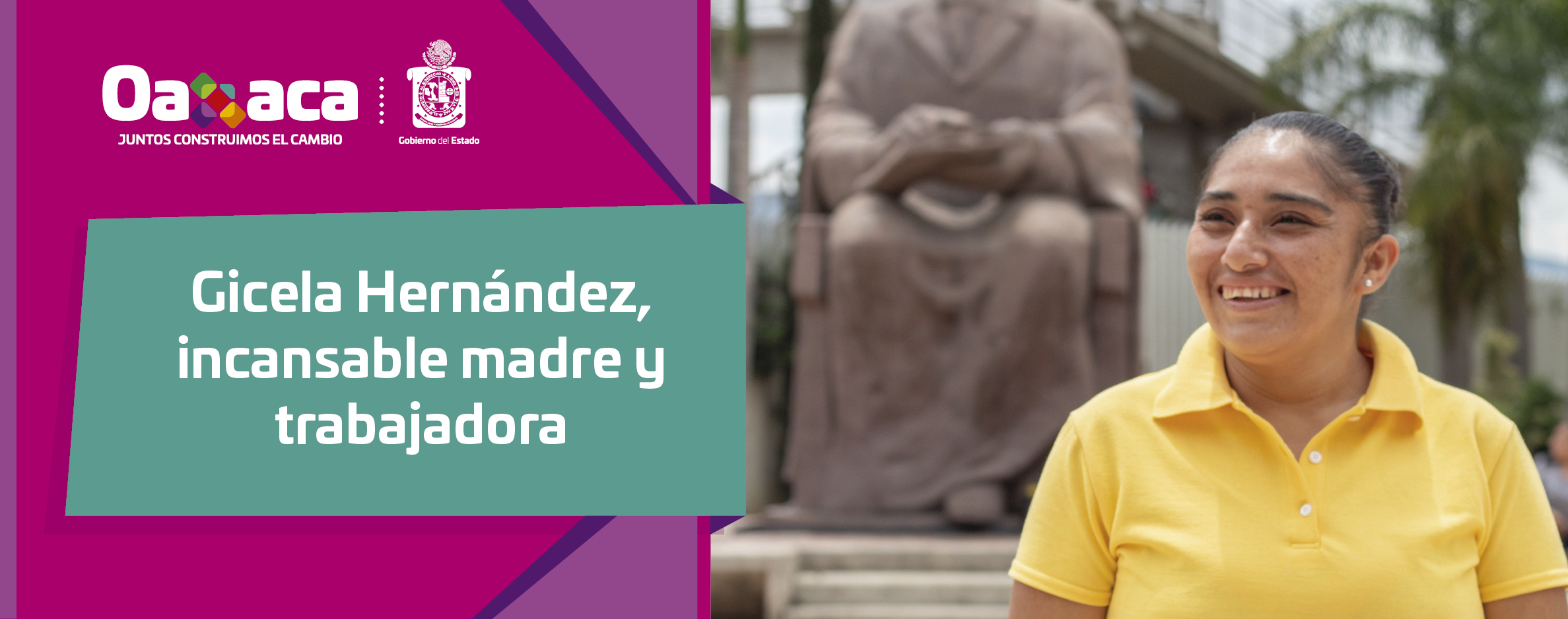 Gicela Hernández, incansable madre y trabajadora