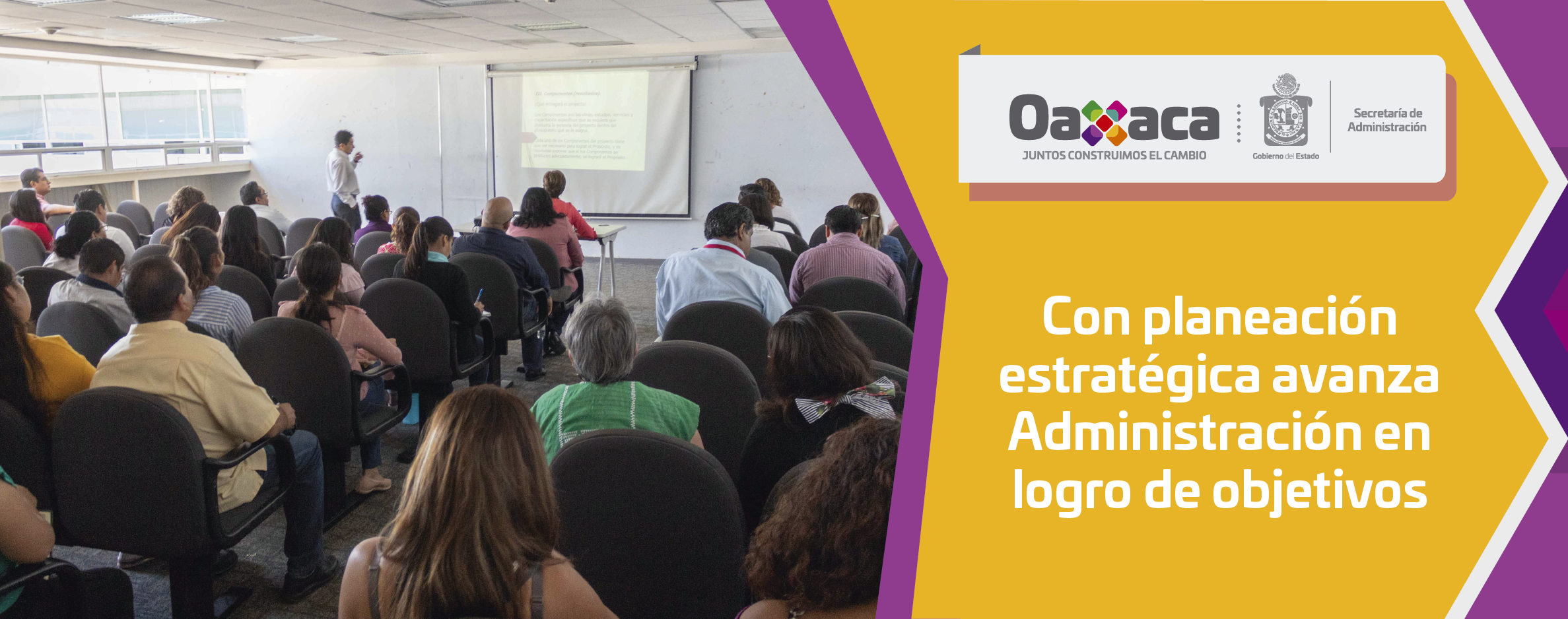 Con planeación estratégica avanza Administración en logro de objetivos