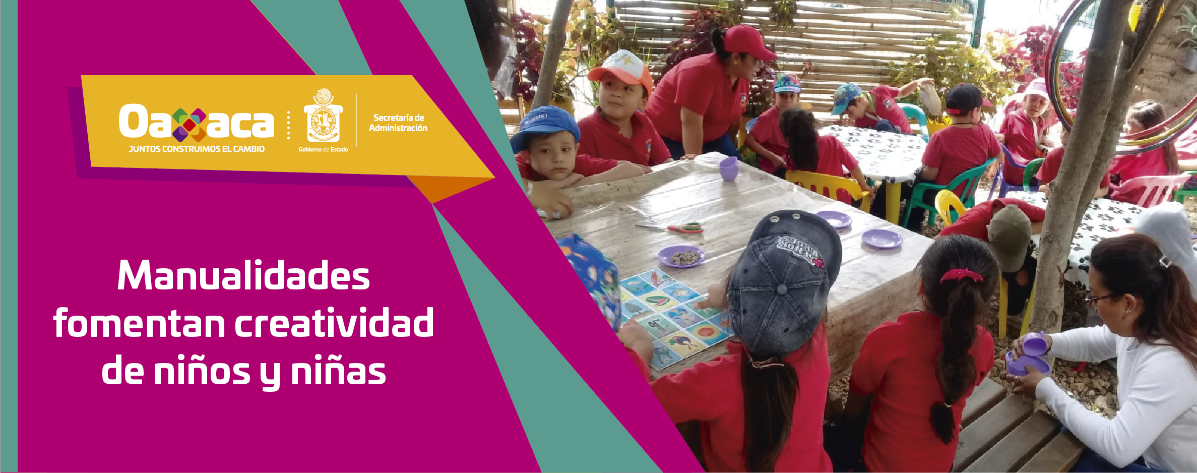 Manualidades fomentan creatividad de niños y niñas