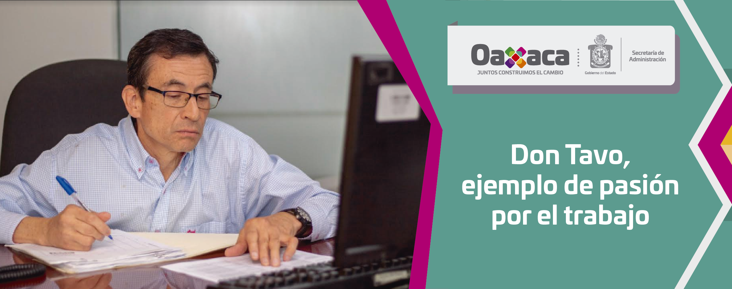 Don Tavo, ejemplo de pasión por el trabajo
