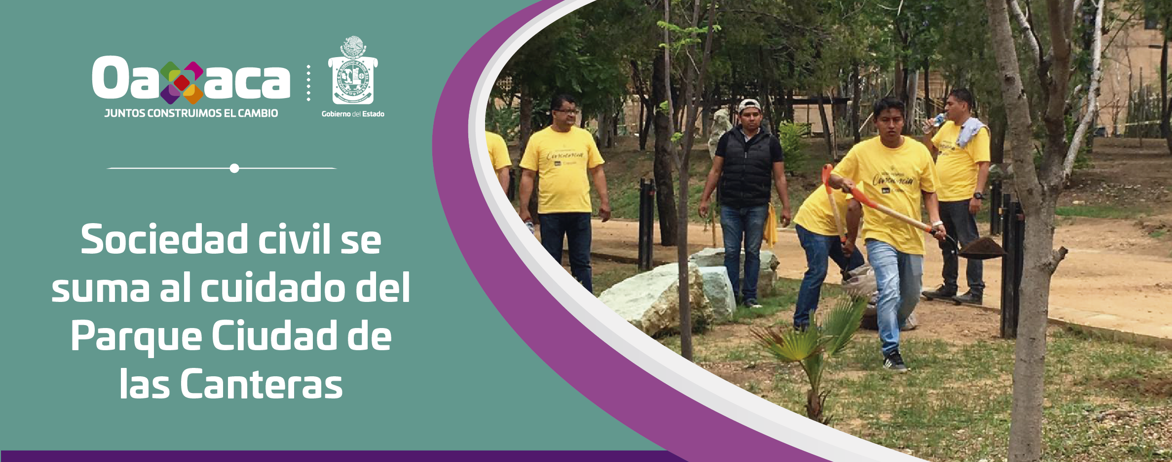 Sociedad civil se suma al cuidado del Parque Ciudad de las Canteras