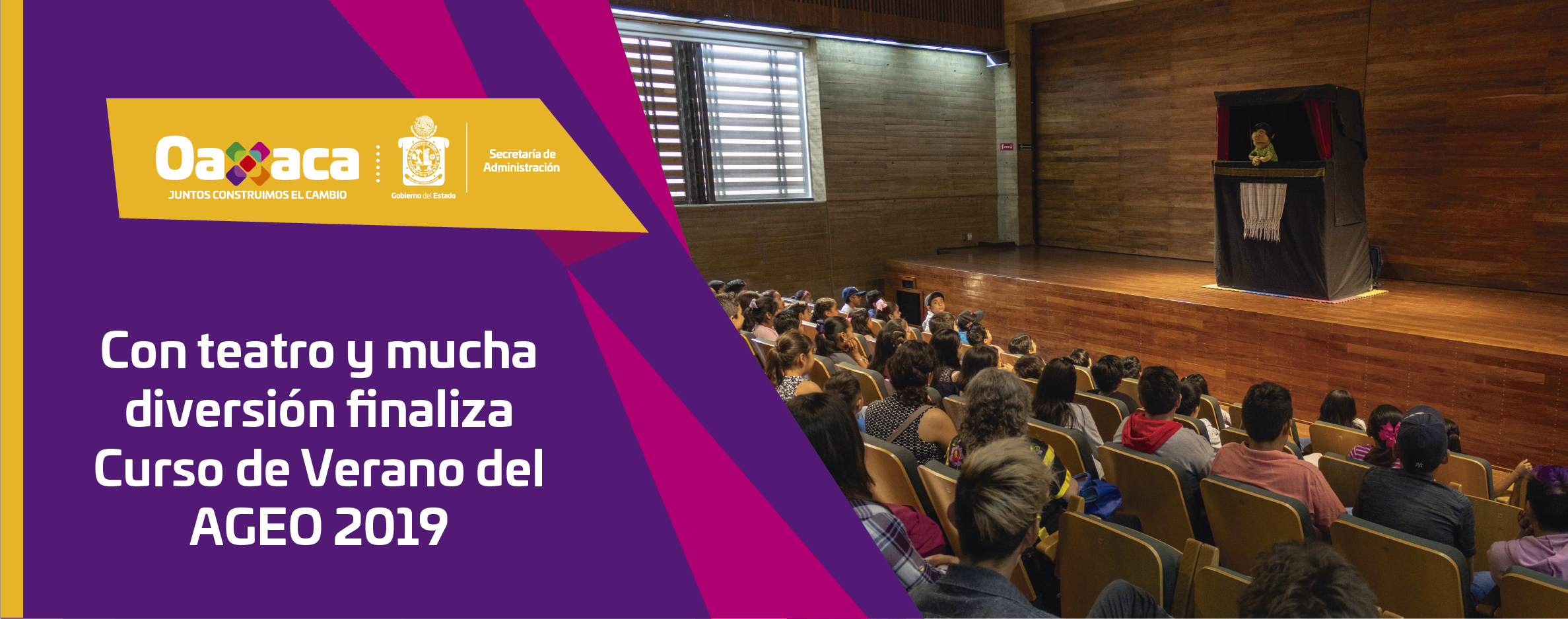 Con teatro y mucha diversión finaliza Curso de Verano del AGEO 2019