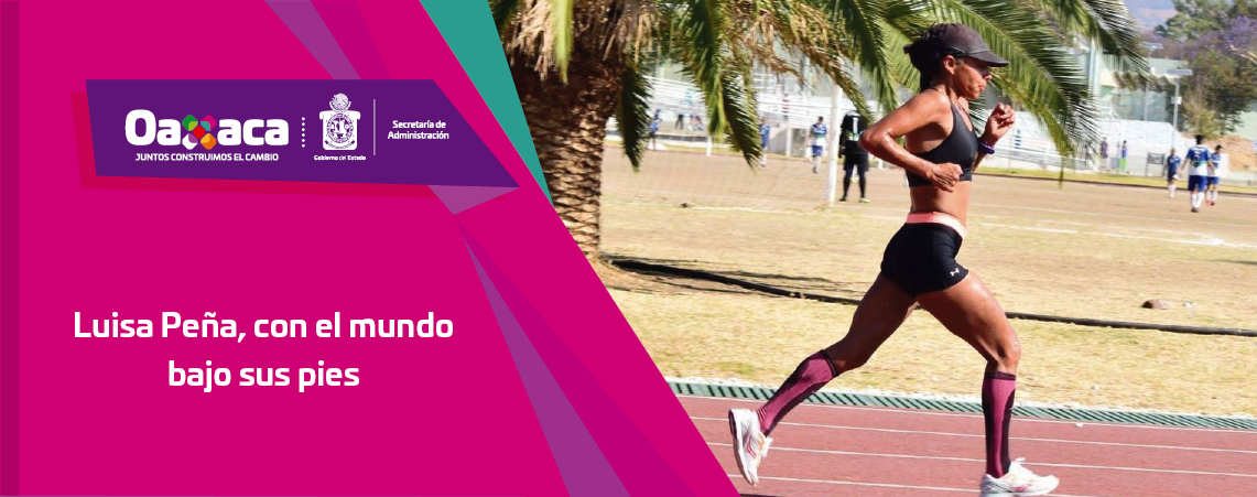 Luisa Peña, con el mundo bajo sus pies