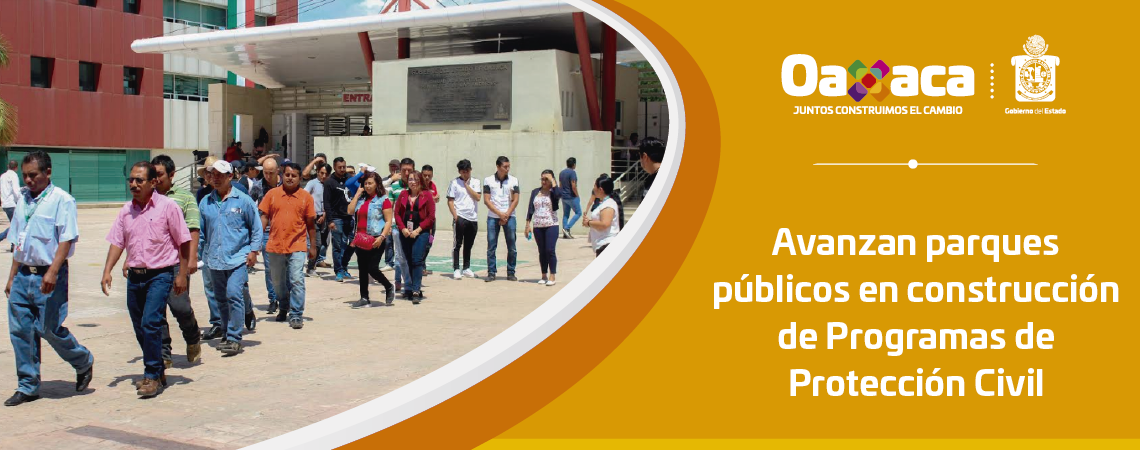 Avanzan parques públicos en construcción  de Programas de Protección Civil