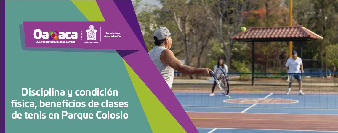 Disciplina y condición física, beneficios de clases de tenis en Parque Colosio
