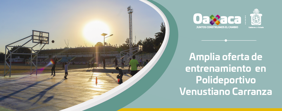 Amplia oferta de entrenamiento en Polideportivo Venustiano Carranza