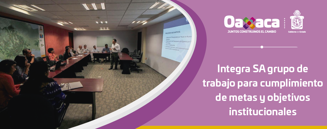 Integra SA grupo de trabajo para cumplimiento de metas y objetivos institucionales