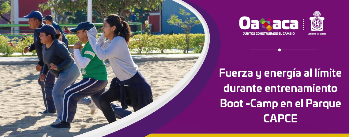 Fuerza y energía al límite durante entrenamiento Boot -Camp en el Parque CAPCE