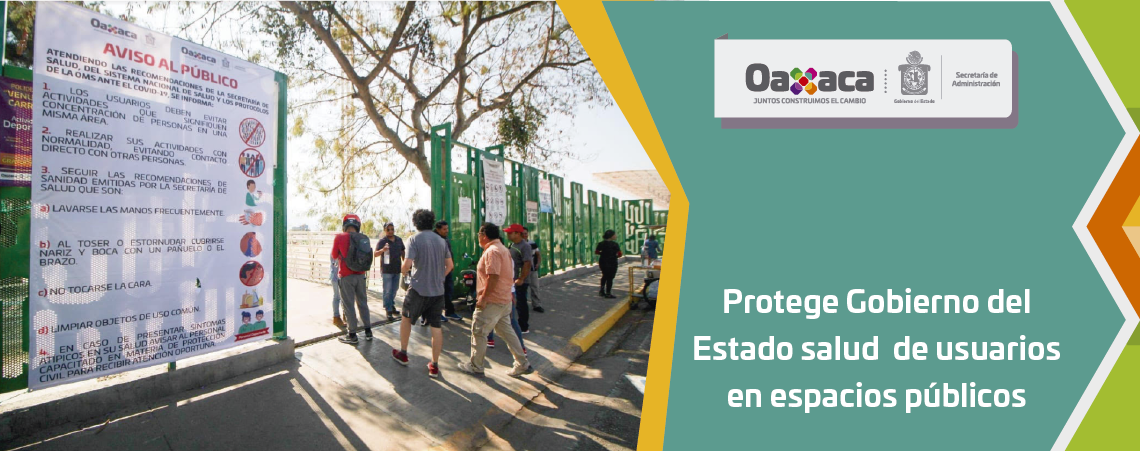 Protege Gobierno del Estado salud de usuarios en espacios públicos