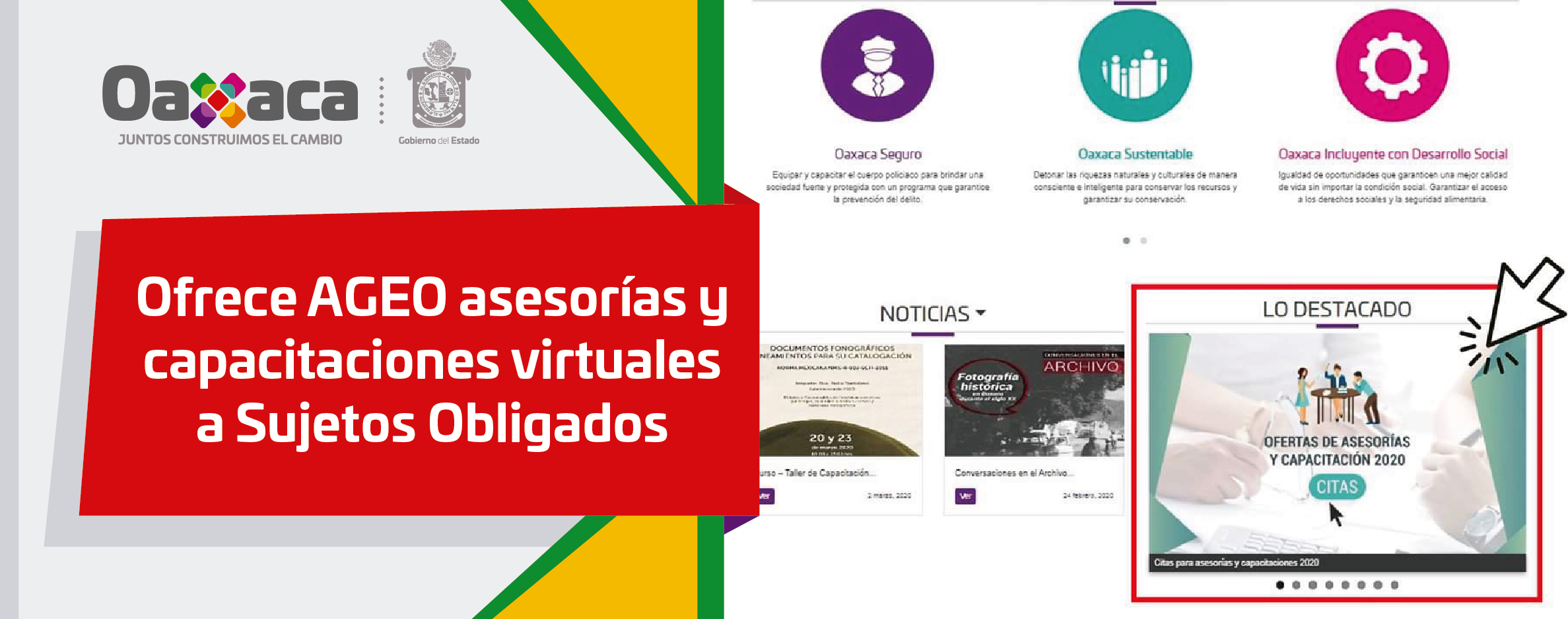 Ofrece AGEO asesorías y capacitaciones virtuales a Sujetos Obligados