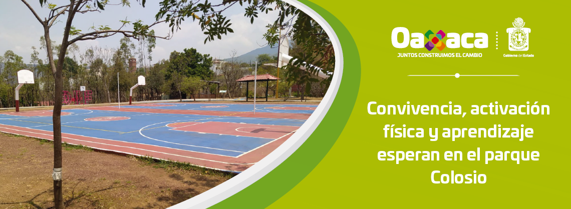 Convivencia, activación física y aprendizaje esperan en el parque Colosio