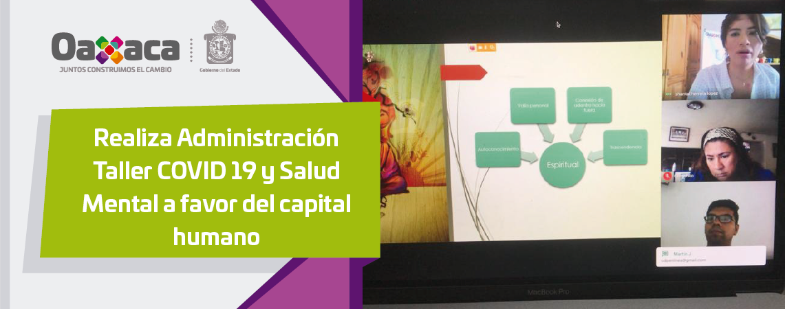 Realiza Administración Taller COVID 19 y Salud Mental a favor del capital humano
