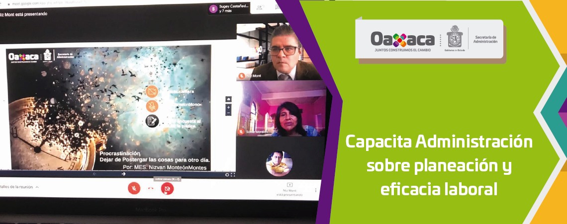 Capacita Administración sobre planeación y eficacia laboral