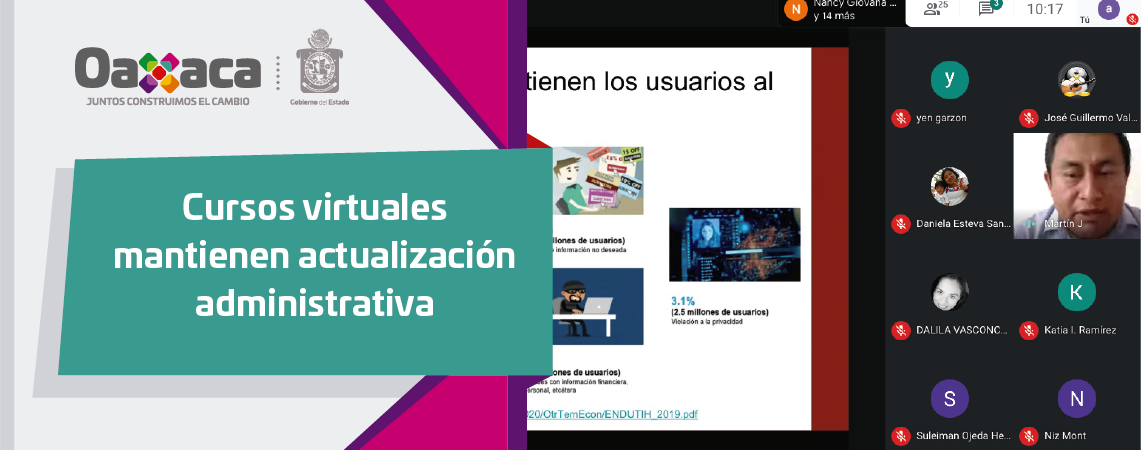 Cursos virtuales mantienen actualización administrativa