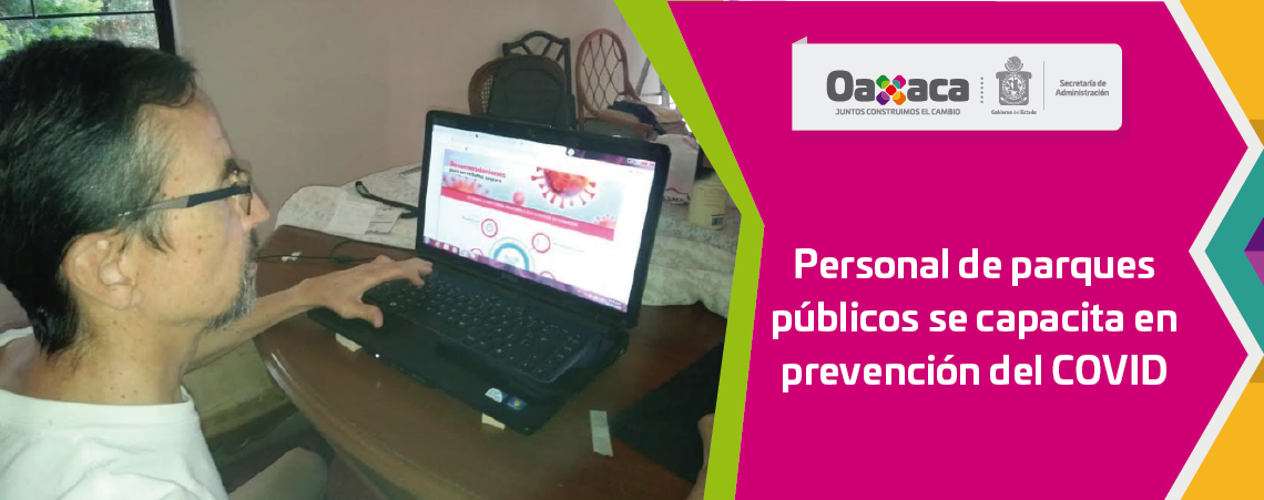 Personal de parques públicos se capacita en prevención del COVID