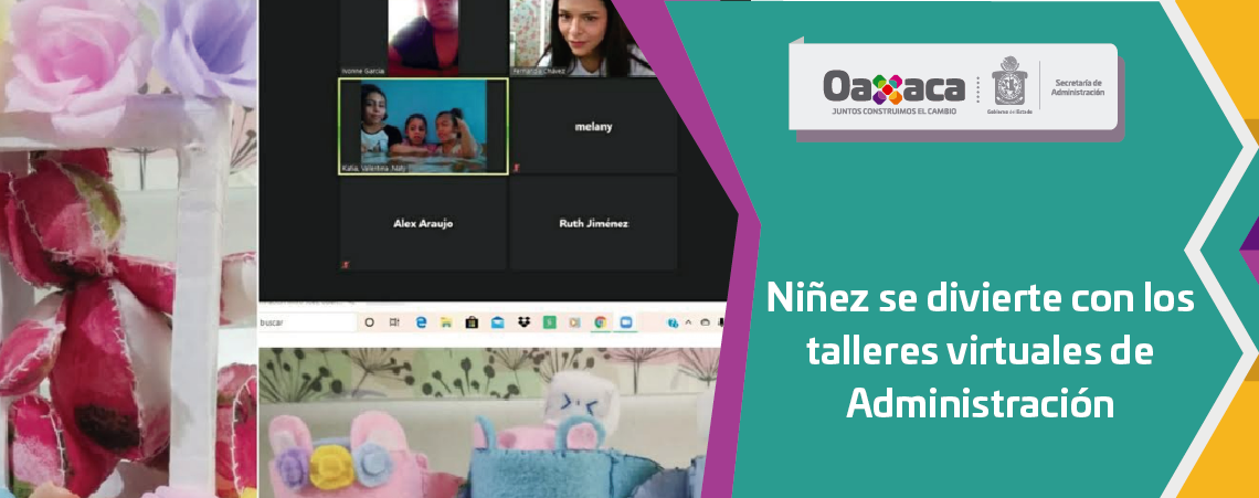 Niñez se divierte con los talleres virtuales de Administración