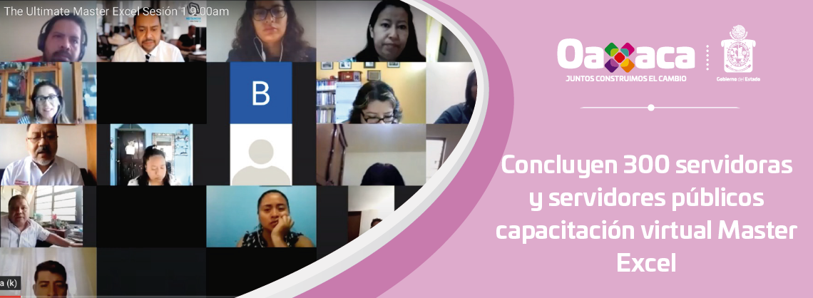Concluyen 300 servidoras y servidores públicos capacitación virtual Master Excel