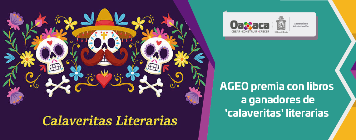 AGEO premia con libros a ganadores de ‘calaveritas’ literarias