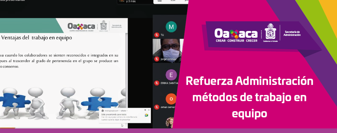 Refuerza Administración métodos de trabajo en equipo