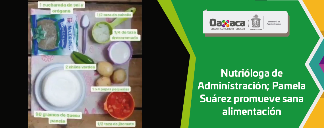 Nutrióloga de Administración; Pamela Suárez promueve sana alimentación