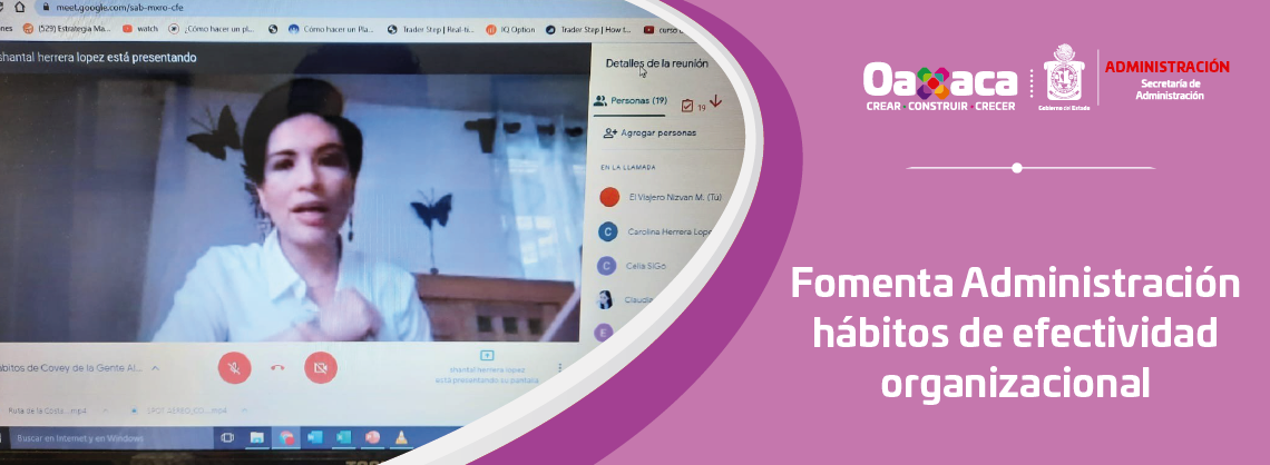 Fomenta Administración hábitos de efectividad organizacional