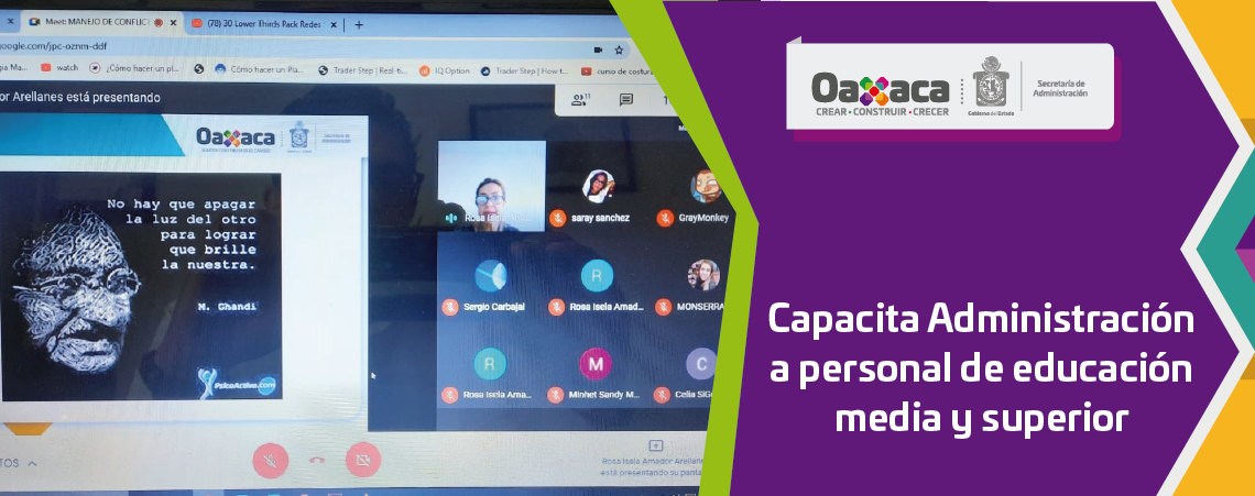 Capacita Administración a personal de educación media y superior