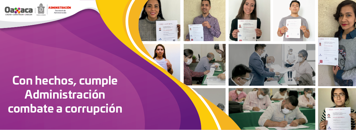 Con hechos, cumple Administración combate a corrupción