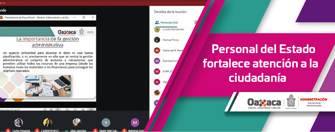 Personal del Estado fortalece atención a la ciudadanía