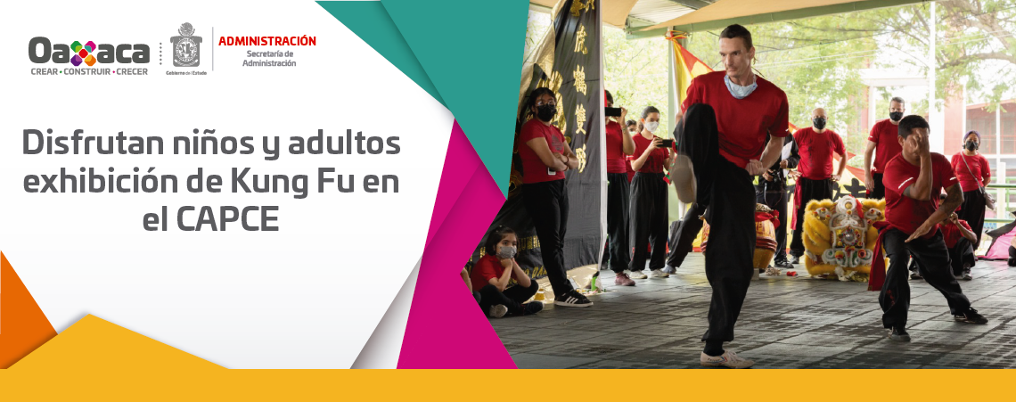 Disfrutan niños y adultos exhibición de Kung Fu en el CAPCE