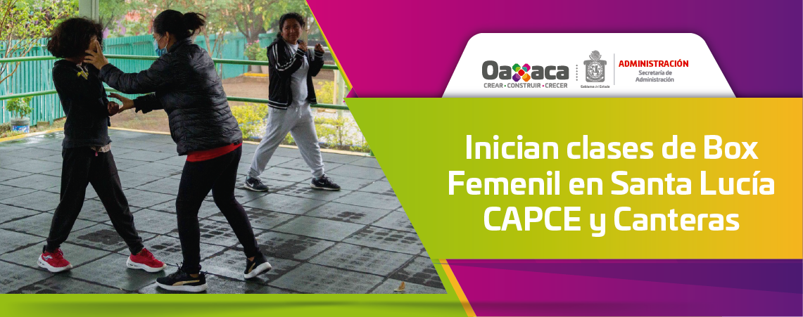 Inician clases de Box Femenil en Santa Lucía CAPCE y Canteras