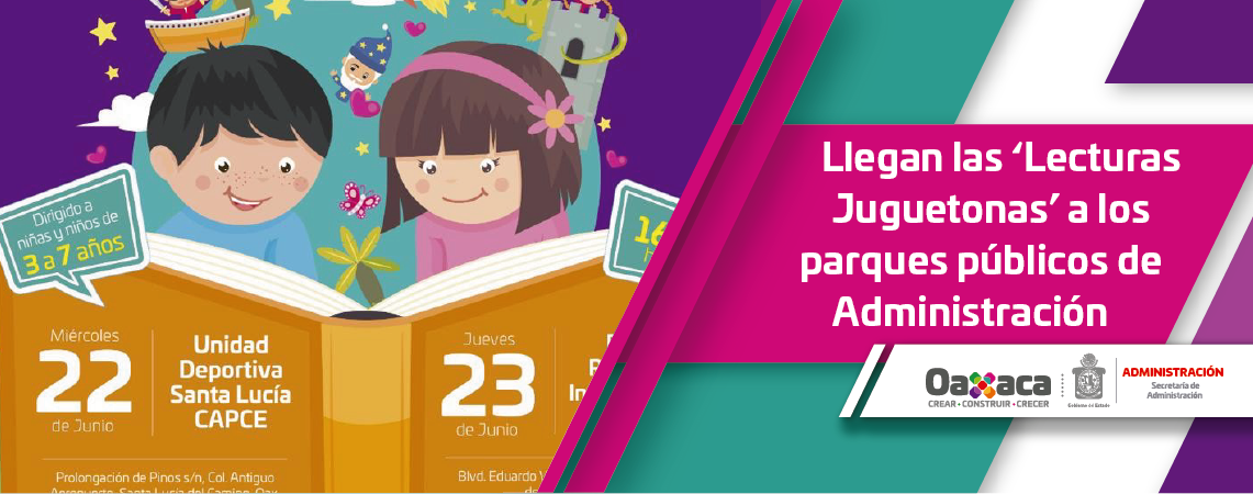 Llegan las ‘Lecturas Juguetonas’ a los parques públicos de Administración