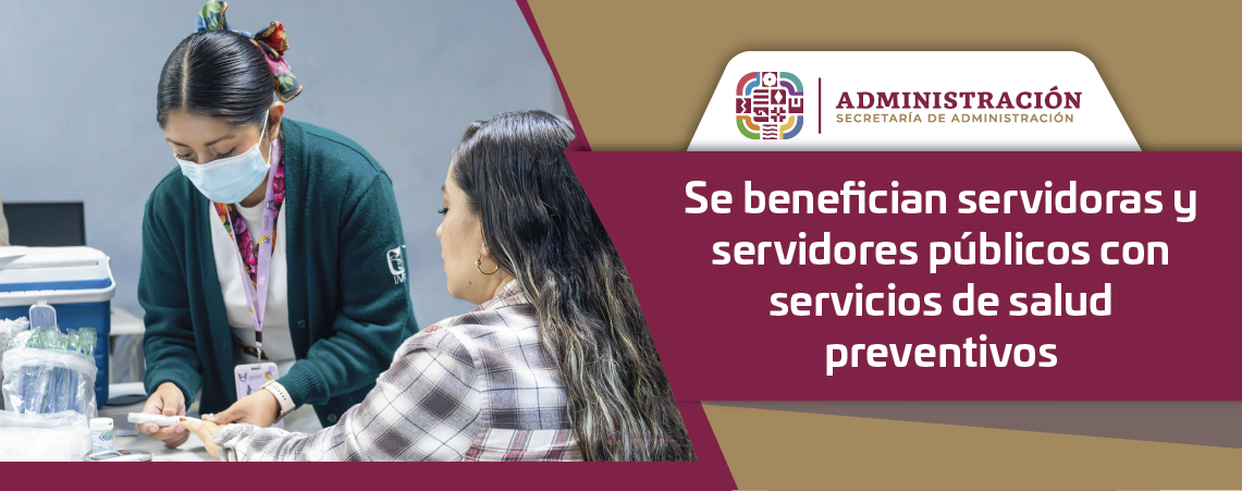 Se benefician servidoras y servidores públicos con servicios de salud preventivos