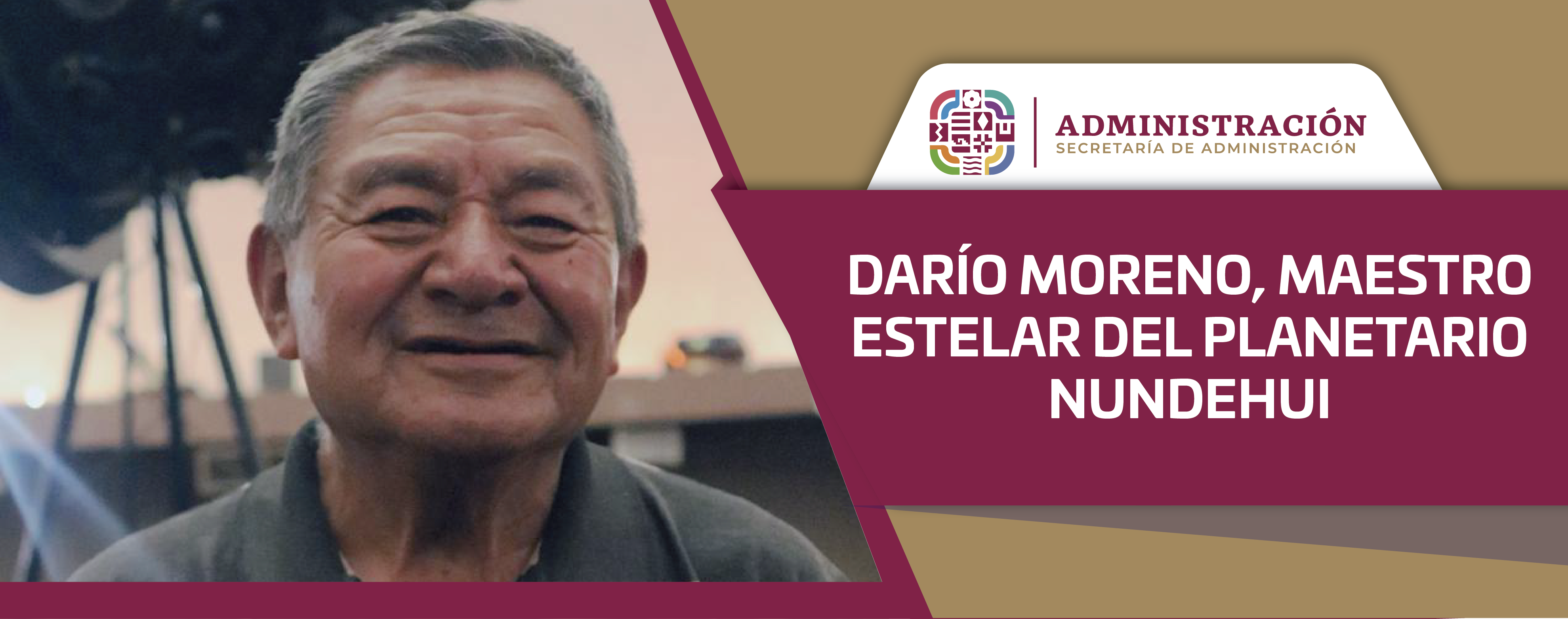 DARÍO MORENO, MAESTRO ESTELAR DEL PLANETARIO NUNDEHUI