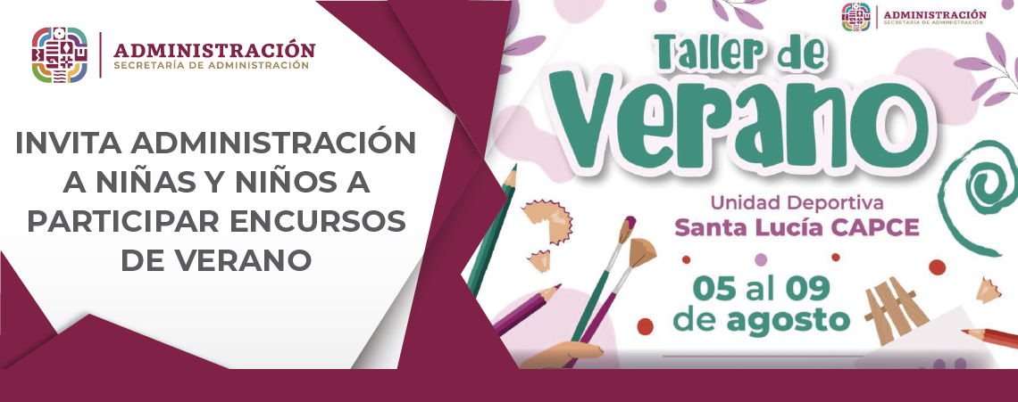 Invita Administración a niñas y niños a participar en cursos de verano