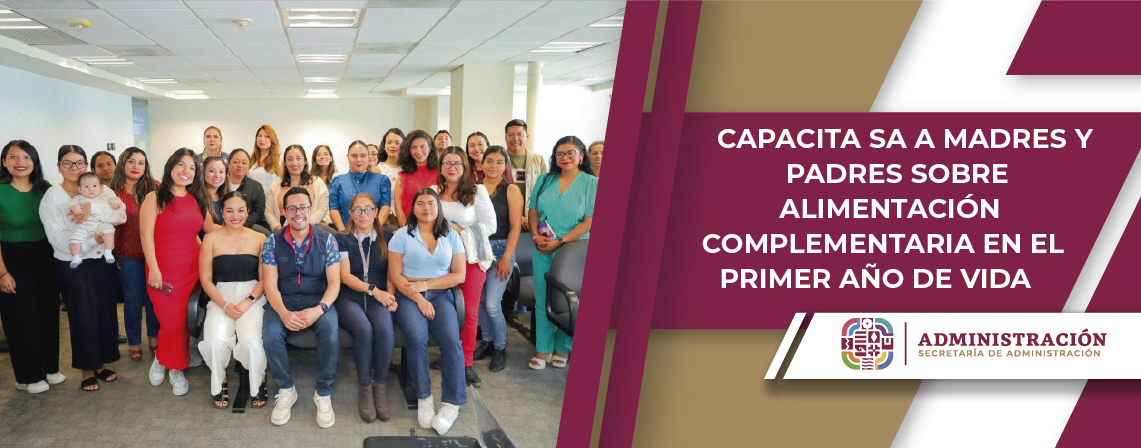 Capacita SA a madres y padres sobre alimentación complementaria en el primer año de vida