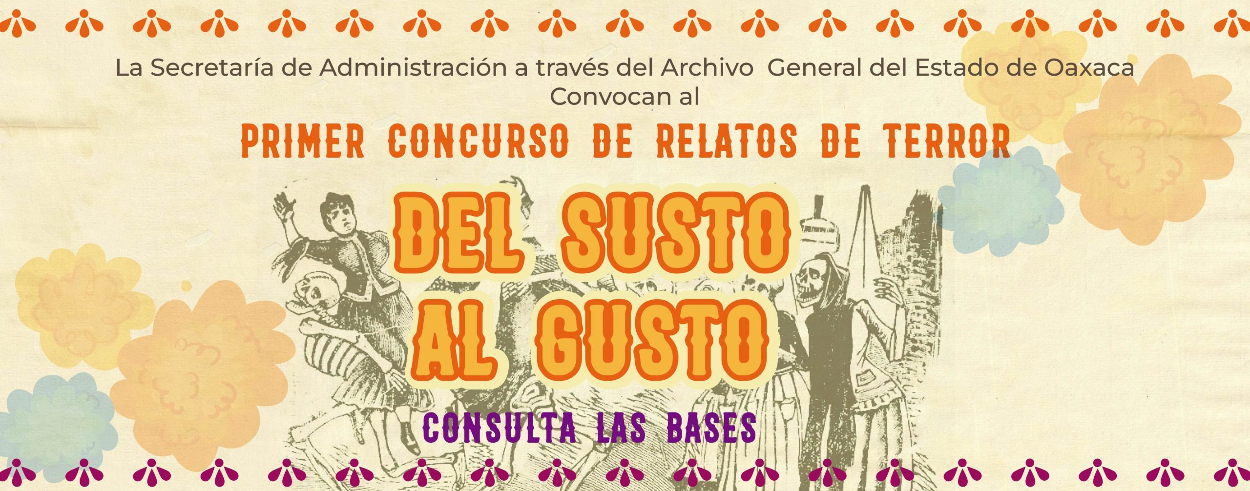Primer concurso de Relatos de Terror “DEL SUSTO AL GUSTO” Primer concurso de Relatos de Terror “DEL SUSTO AL GUSTO”