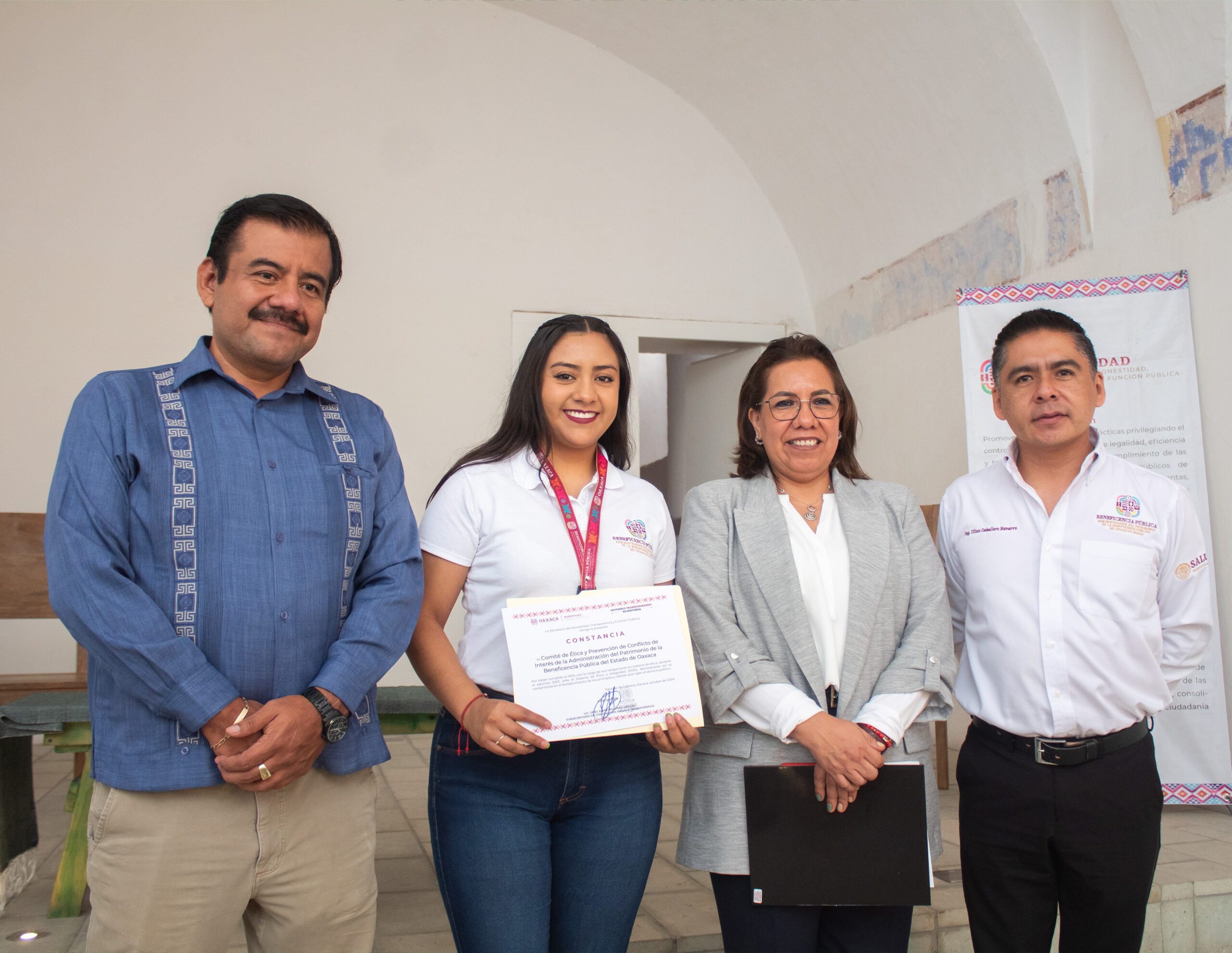 Reconocimiento al trabajo del Comité de Ética y Prevención de Conflicto de Interés de la Beneficencia Pública