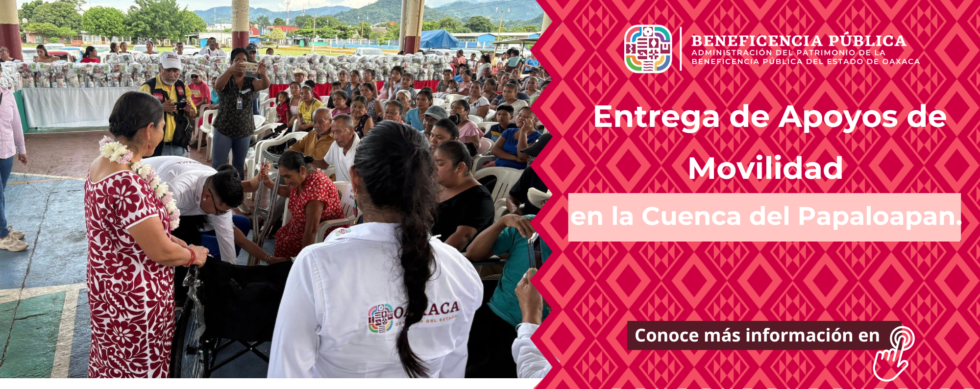 ENTREGA DE APOYOS DE MOVILIDAD EN LA CUENCA DEL PAPALOAPAN