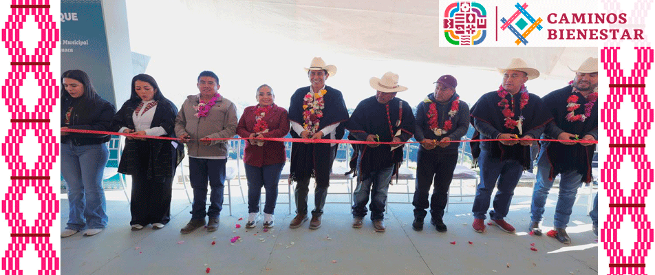 Encabeza Gobernador Salomón Jara Mega Tequio de Arranque Caminos Bienestar en Santa María Yucunicoco