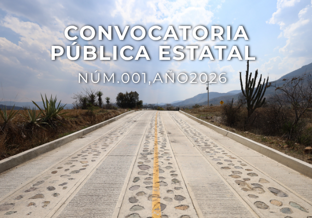 CONVOCATORIA PÚBLICA ESTATAL NÚM. 001, AÑO 2026