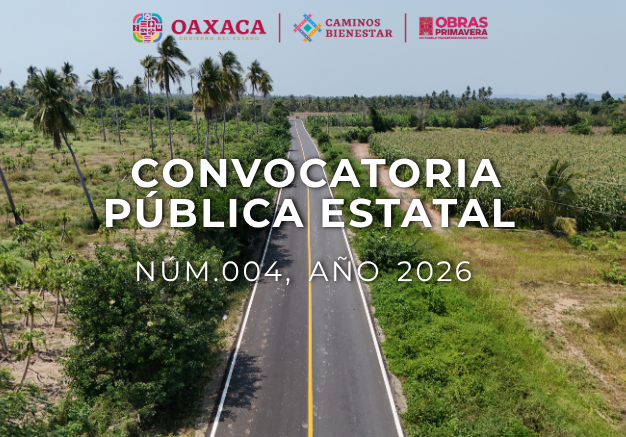 CONVOCATORIA PÚBLICA ESTATAL NÚM. 004, AÑO 2026