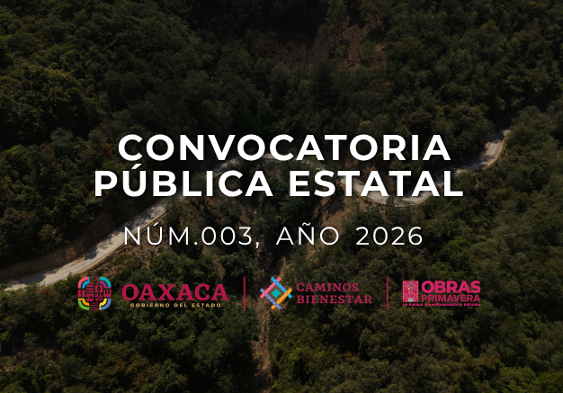 CONVOCATORIA PÚBLICA ESTATAL NÚM. 003, AÑO 2026