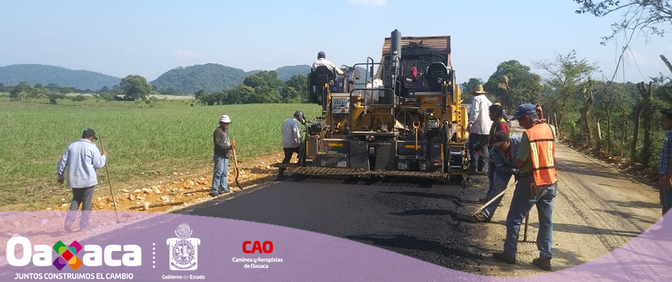 EL 95.6 % DE LAS OBRAS CARRETERAS A CARGO DE EMPRESAS OAXAQUEÑAS: CAO EL 95.6 % DE LAS OBRAS CARRETERAS A CARGO DE EMPRESAS OAXAQUEÑAS: CAO
