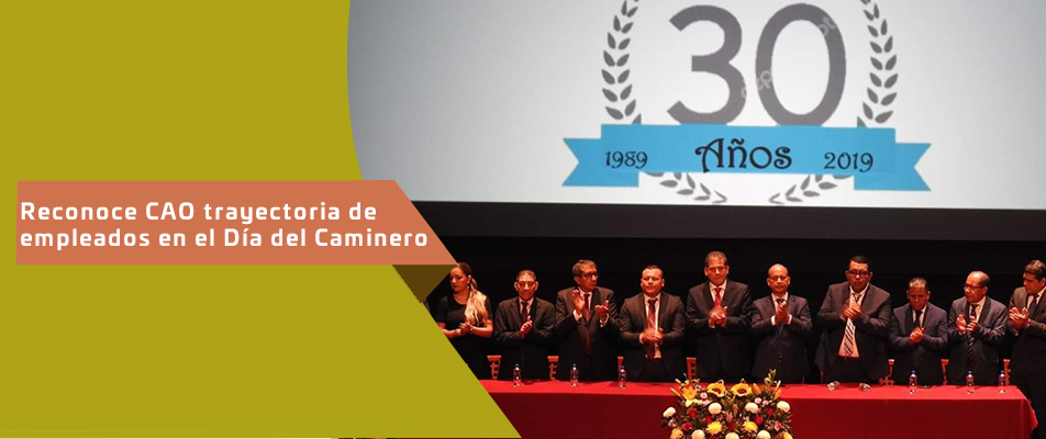Reconoce CAO trayectoria de empleados en el Día del Caminero. Reconoce CAO trayectoria de empleados en el Día del Caminero.