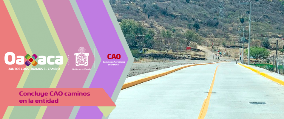 CONCLUYE CAO CAMINOS EN LA ENTIDAD. CONCLUYE CAO CAMINOS EN LA ENTIDAD.