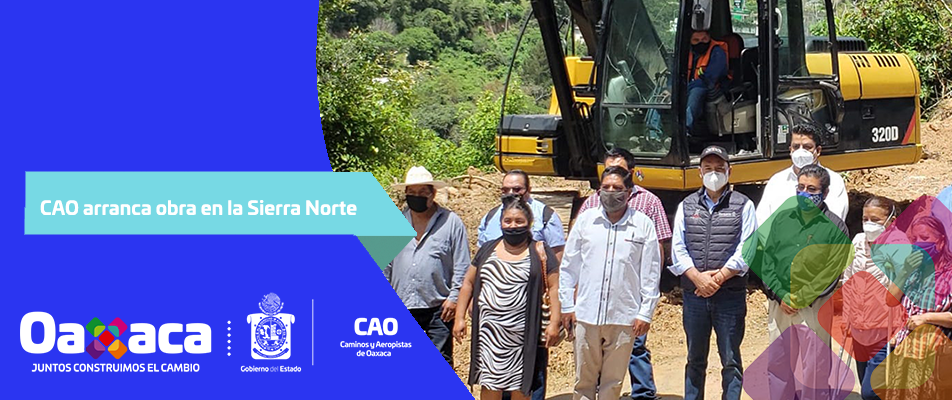 CAO arranca obra en la Sierra Norte. CAO arranca obra en la Sierra Norte.
