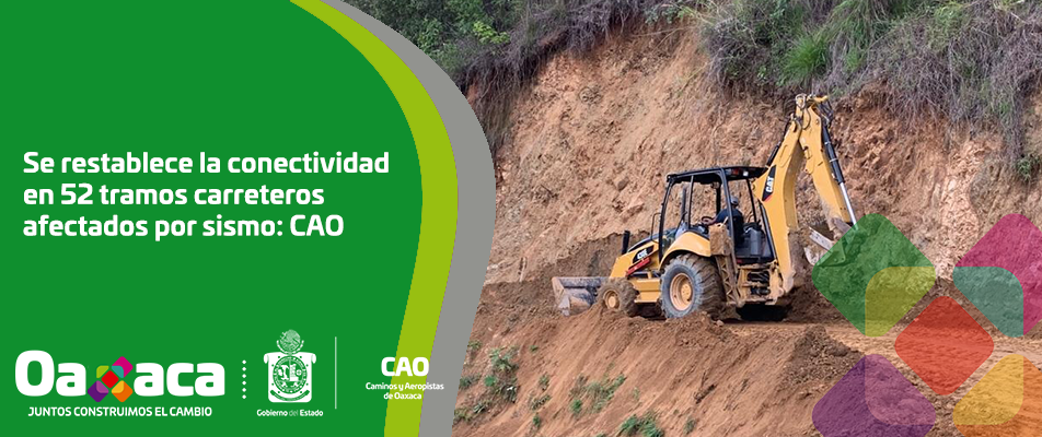 Se restablece la conectividad en 52 tramos carreteros afectados por sismo: CAO Se restablece la conectividad en 52 tramos carreteros afectados por sismo: CAO